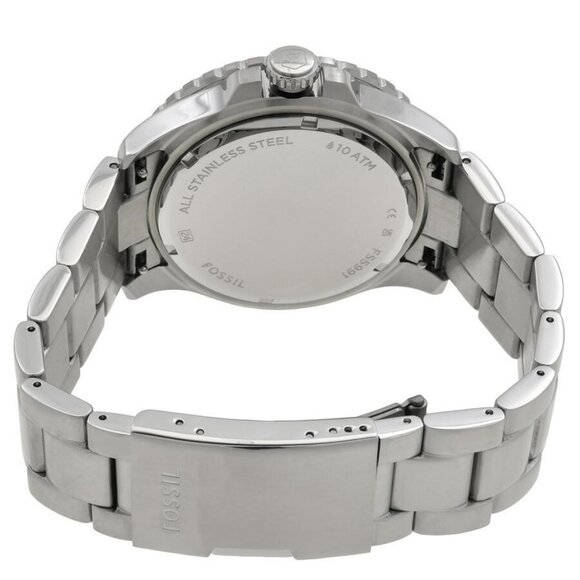 NWT Authentic Fossil Quartz Blue Dial Men's Watch - Picture 3 of 3